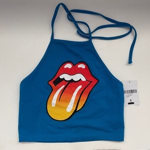 Rolling Stones crop top